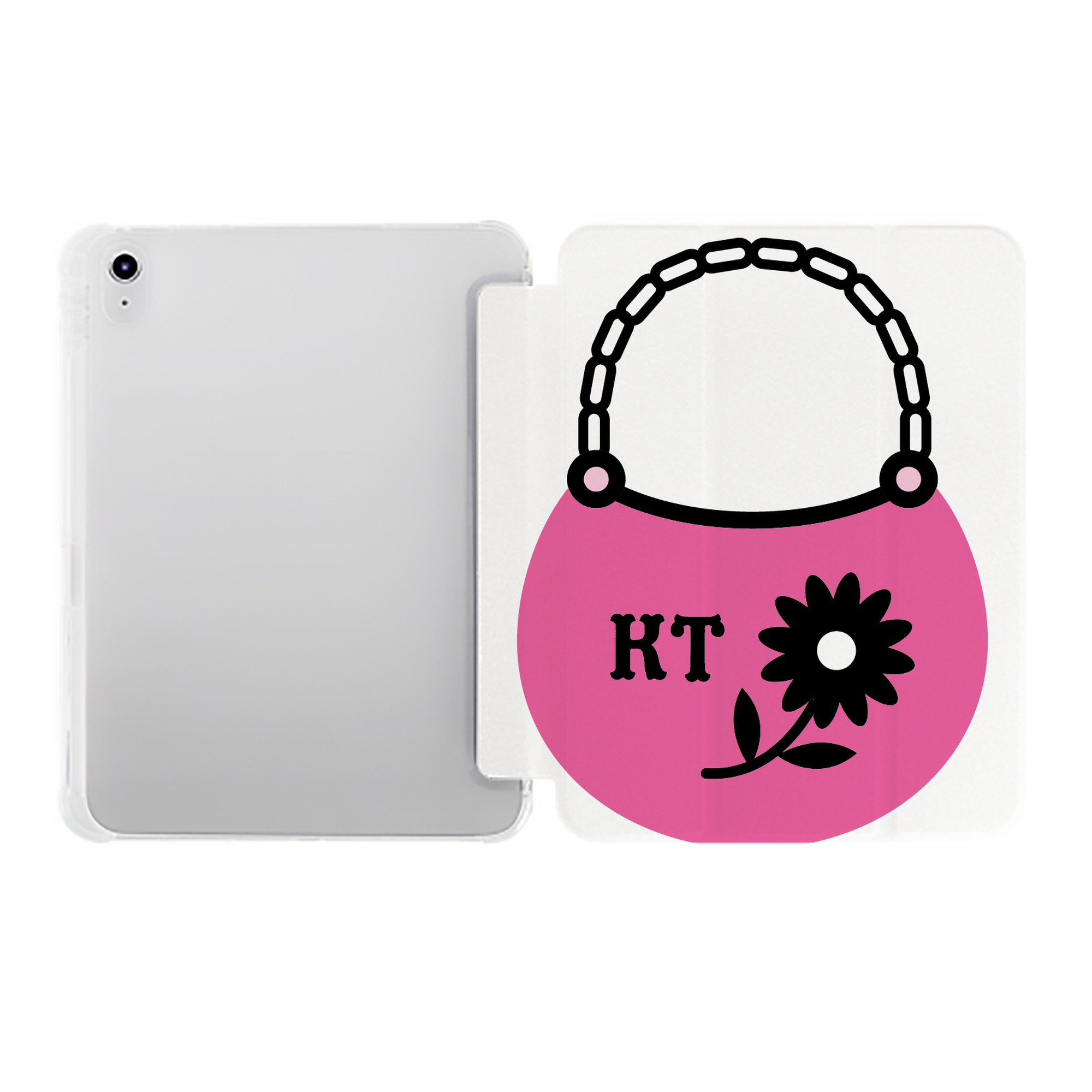 （画像用） Hello Kitty ハローキティ IPad ケース ペン収納付き 三つ折りスタンド PUレザー×シリコン 対応機種9.5/10.5/10.9インチ
